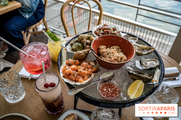 Polpo brasserie, la terrasse péniche 