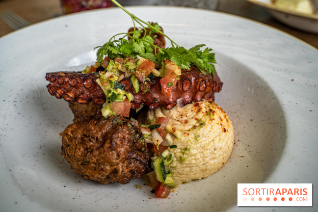 Polpo brasserie, la terrasse péniche 