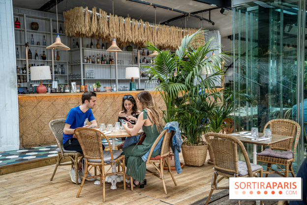 Polpo brasserie, la terrasse péniche 