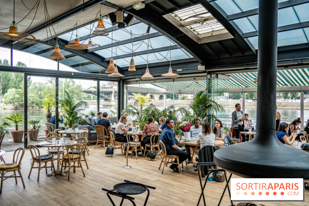 Polpo brasserie, la terrasse péniche 