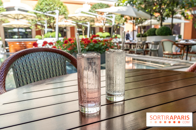 La terrasse du Royal Monceau en mode estivale