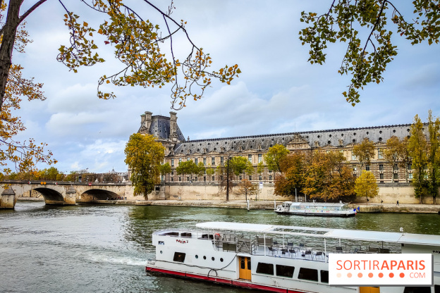 Visuels Paris Seine automne Tuileries bateau