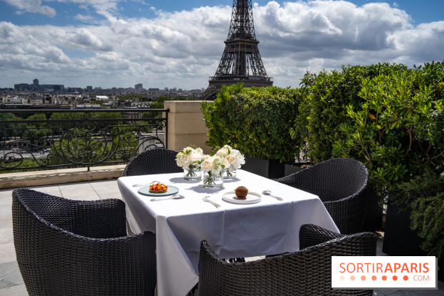 Shangri-La Paris, les repas en suite