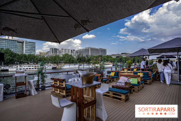 Solarium, la péniche au pied de la Cité de la Mode et du Design