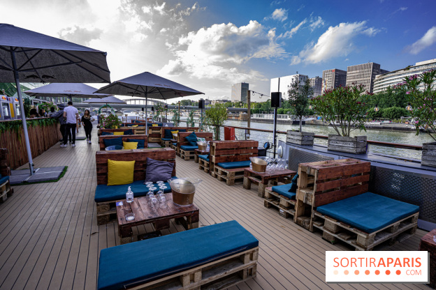Solarium, la péniche au pied de la Cité de la Mode et du Design
