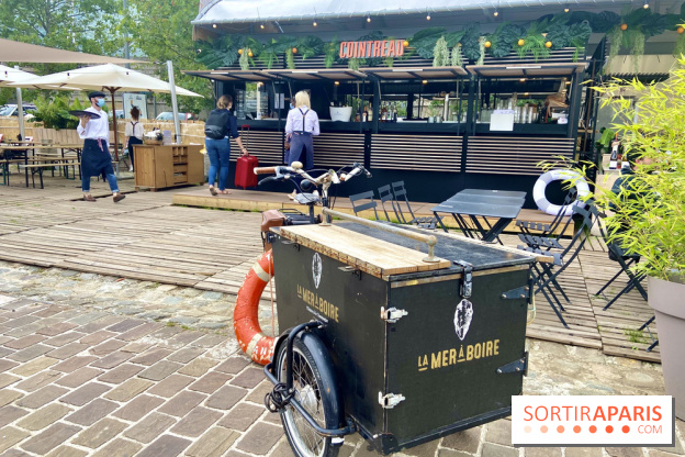 La Mer à Boire la terrasse en mode bord de mer à Paris