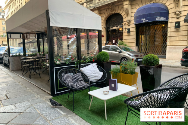 Aperitivo en terrasse au bar du Sofitel Paris le Faubourg