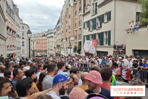 JO de Paris 2024 : cette image du cyclisme rue Lepic qui ressemble à un tableau de Monet