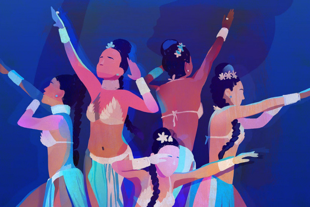 Un spectacle de danse polynésienne