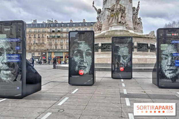 Vies brisées, l'exposition choc en plein air qui alerte sur le danger du téléphone au volant