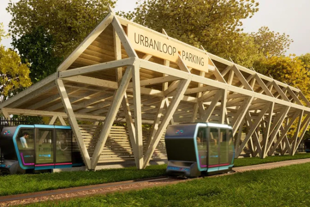 Paris 2024 : Urbanloop, des capsules sur rail pour se déplacer à Saint-Quentin-en-Yvelines