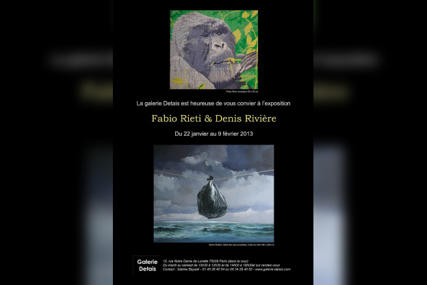 Exposition Fabio Rieti et Denis Rivière