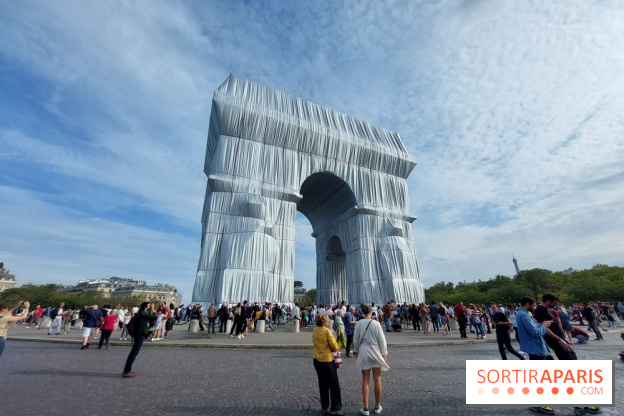 L'Arc de Triomphe empaqueté, nos photos