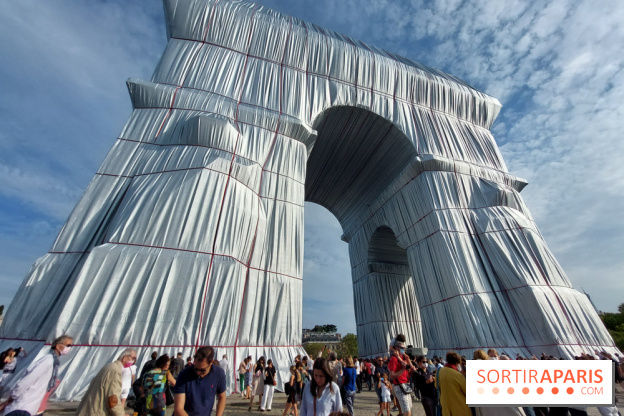 L'Arc de Triomphe empaqueté, nos photos
