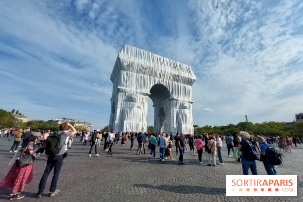 L'Arc de Triomphe empaqueté, nos photos