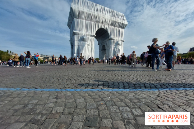 L'Arc de Triomphe empaqueté, nos photos