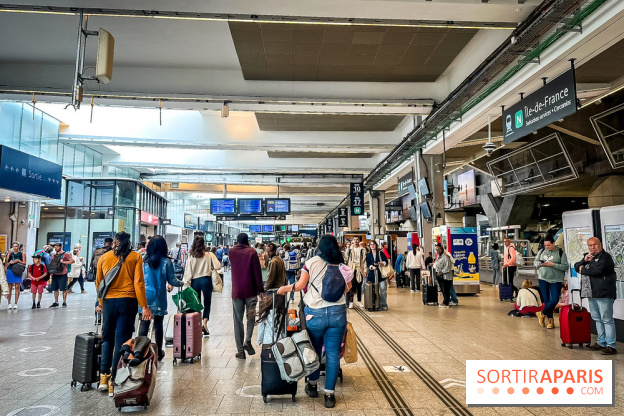 Visuel actualités - gare Montparnasse valise voyage
