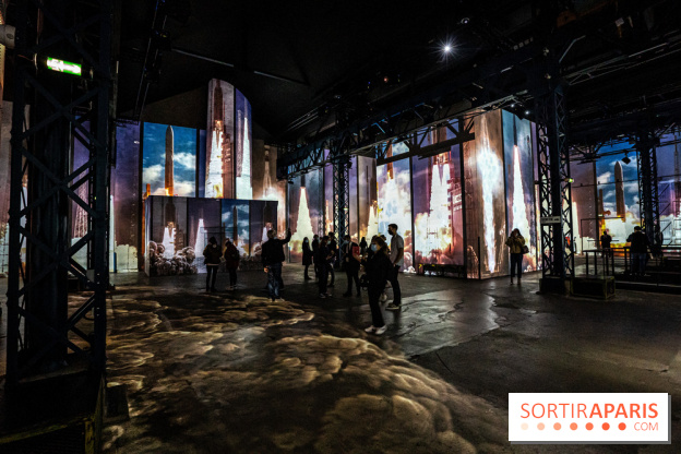 Photos : Destination Cosmos à l'Atelier des Lumières