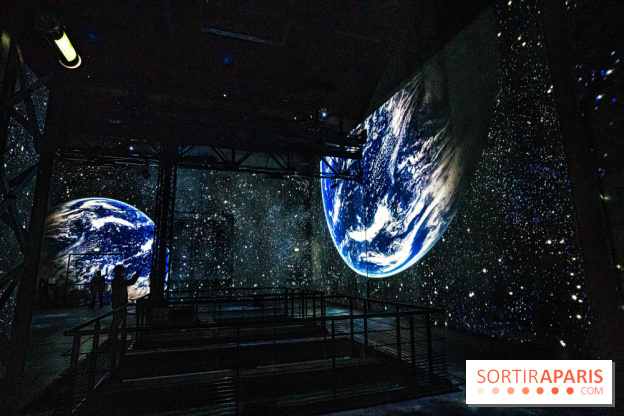 Photos : Destination Cosmos à l'Atelier des Lumières
