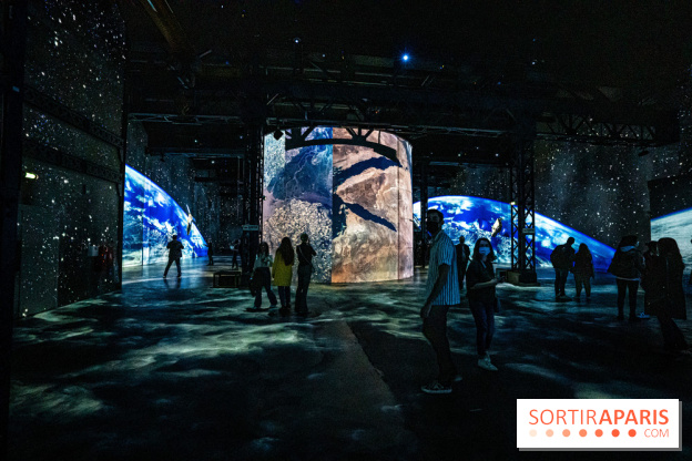 Photos : Destination Cosmos à l'Atelier des Lumières