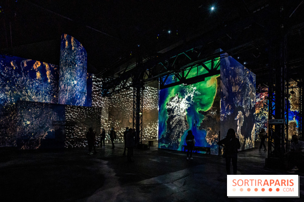 Photos : Destination Cosmos à l'Atelier des Lumières