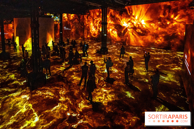 Photos : Destination Cosmos à l'Atelier des Lumières