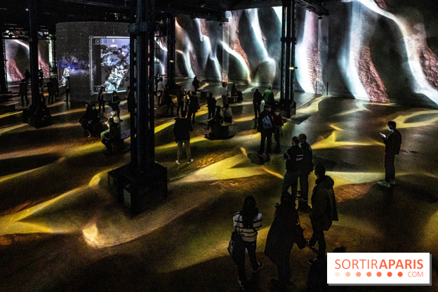 Photos : Destination Cosmos à l'Atelier des Lumières