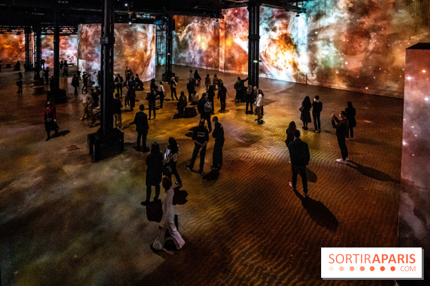 Photos : Destination Cosmos à l'Atelier des Lumières