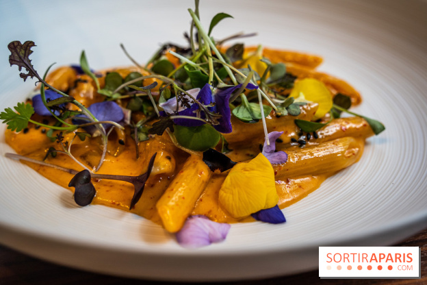 Octave restaurant dans le 16e par Juliette Ju - pâtes au kimchi