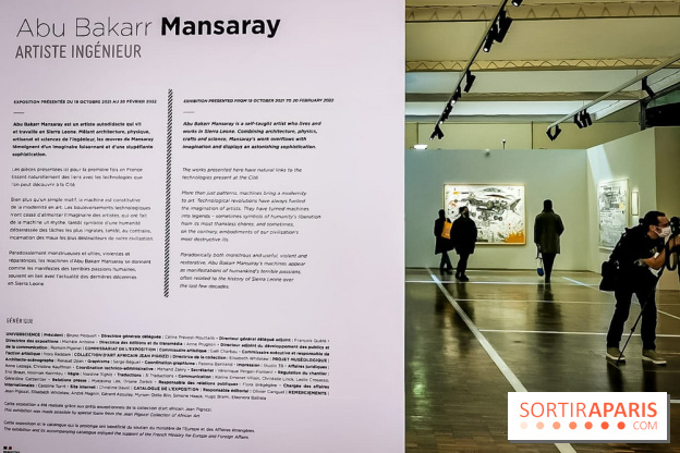Exposition Abu Bakarr Mansaray à la Cité des Sciences et de l'Industrie - nos photos
