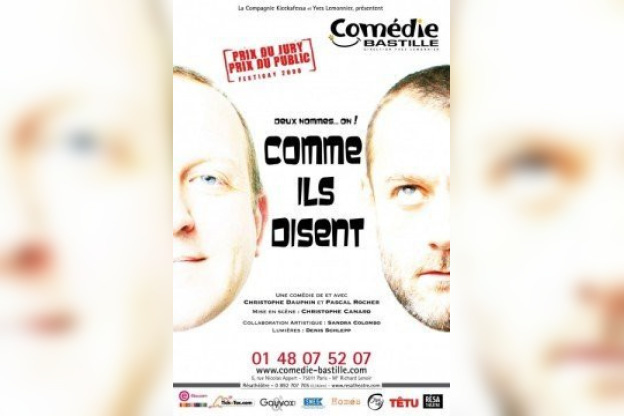Comme ils disent, Spectacle, Comédie, Paris, Théâtre, Mélo d'Amélie