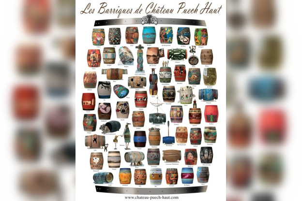 Barriques, Château Puech Haut, Gérard Bru, Hôtel The Westin Paris, Exposition, Paris