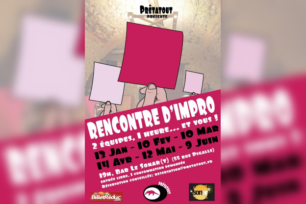 Rencontre d'impro 4x4 - Les Prêtatout invitent les Enfants Gâtés