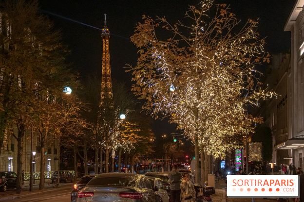 Illuminations de Noël 2021 de l'avenue Montaigne : nos photos