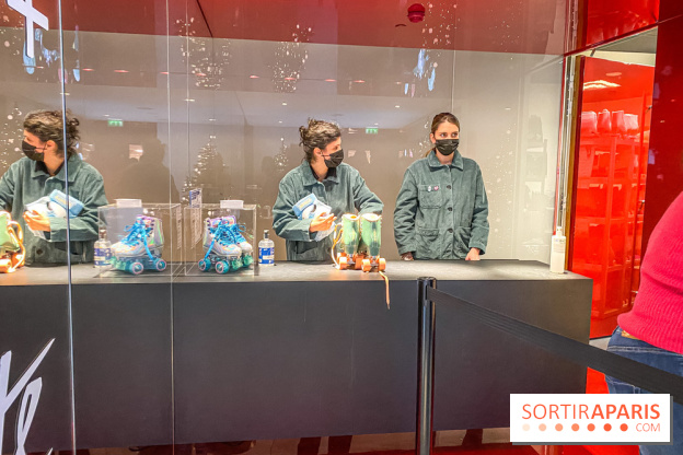 La piste de Roller gratuite aux galeries Lafayette