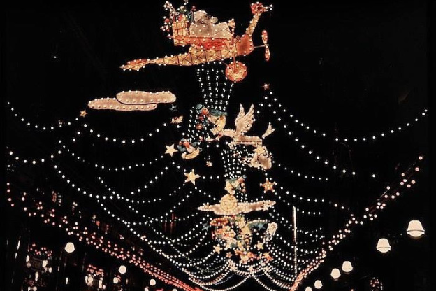 Illuminations de Noël en 1925 