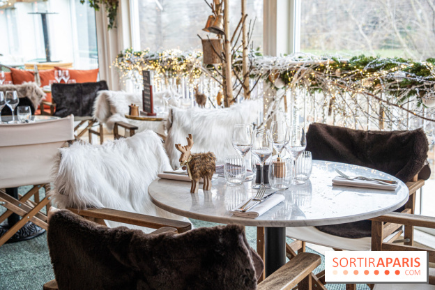 La Maison Louveciennes en chalet d'hiver, les photos