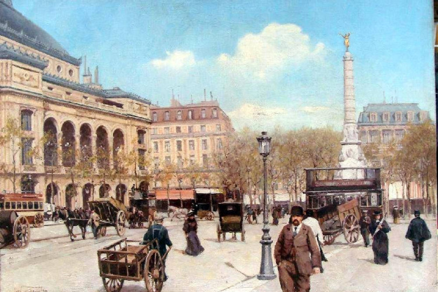 Paris en 1910 - 1920 peint par Léon Zeytline - PHOTOS