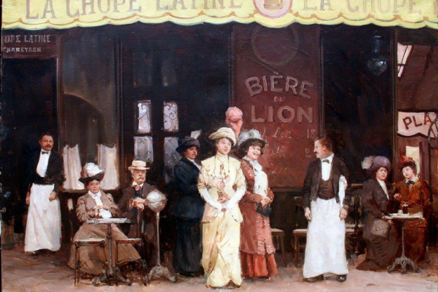 Paris en 1910 - 1920 peint par Léon Zeytline - PHOTOS