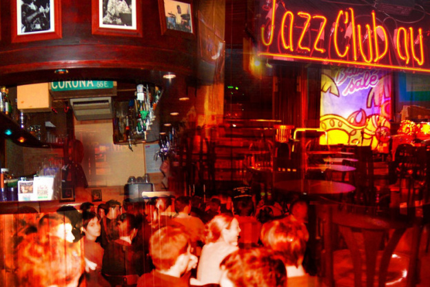 le baiser salé, club de jazz, bois