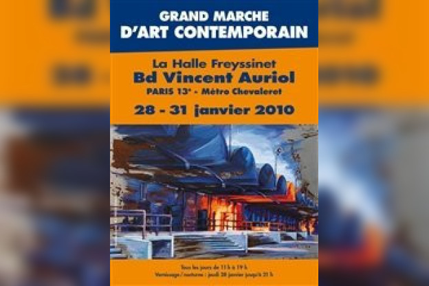 marché d'art contemporain, fressynet les halles 