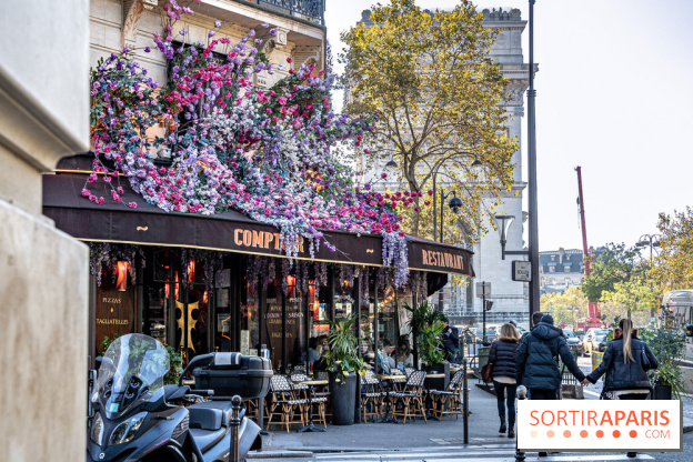 Les cafés fleuris de Paris
