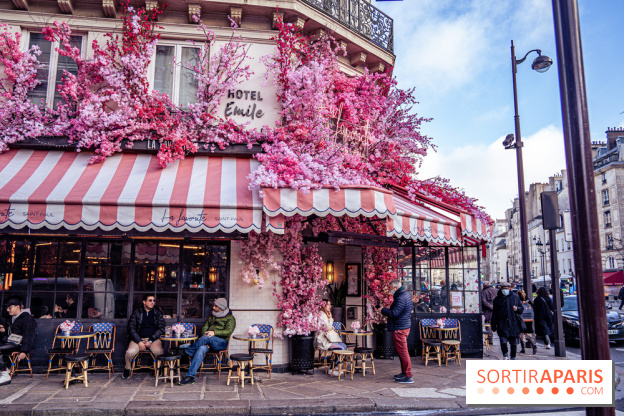 Les cafés fleuris de Paris