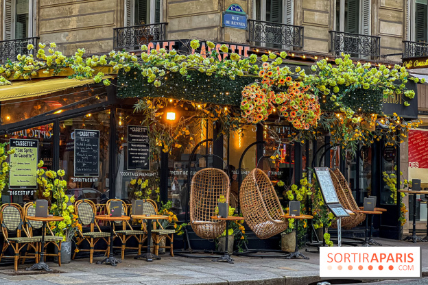 Les cafés fleuris de Paris