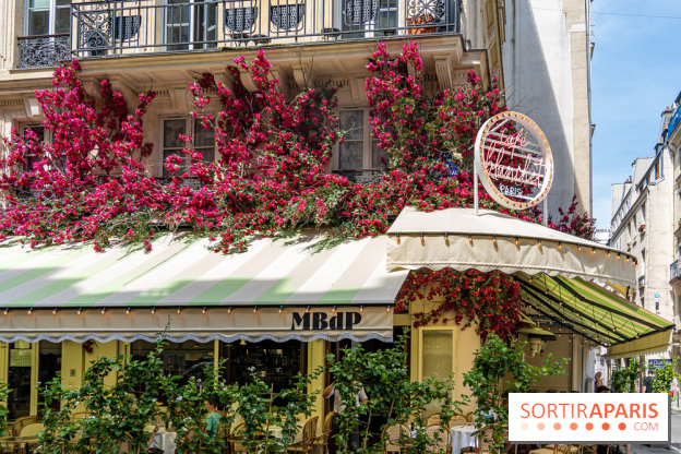 Les cafés fleuris de Paris
