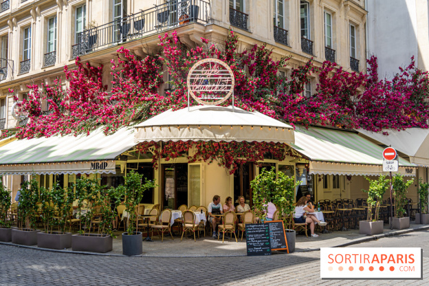 Les cafés fleuris de Paris