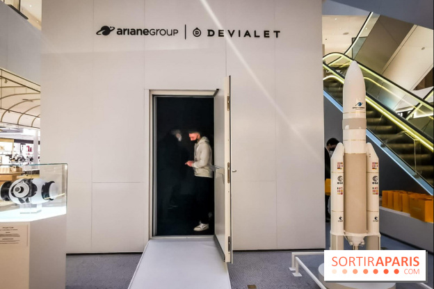 Expérience immersive Sound Journey to space à vivre à la Samaritaine : nos photos