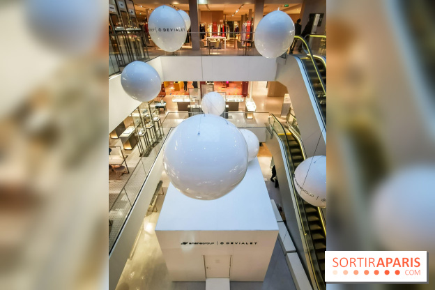 Expérience immersive Sound Journey to space à vivre à la Samaritaine : nos photos