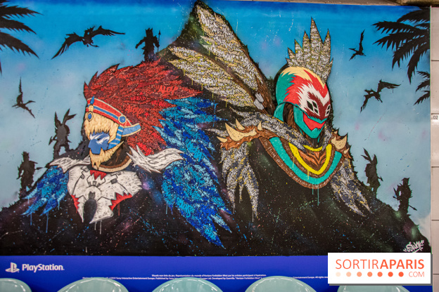 Horizon Forbidden West : l'exposition dans le métro parisien - nos photos