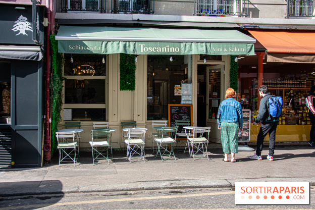 Toscanino, le restaurant de schiacciate en mode street food de la rue Mouffetard
